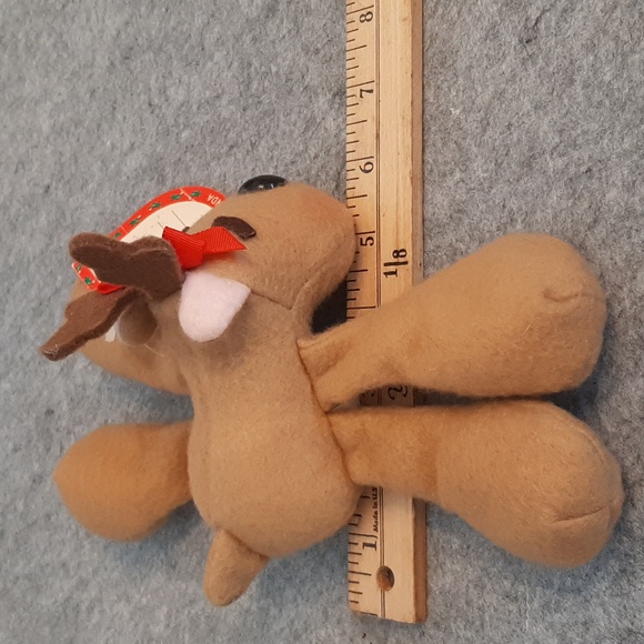 Vintage Rhonda Reindeer Bean Bag Plush Hallmark Burger King 1987 - Picture 5 of 6